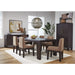 Modus Furniture Zamba Extendable Acacia Wood Dining Table in Jaguar 655450480621 UKXT60 Image 4