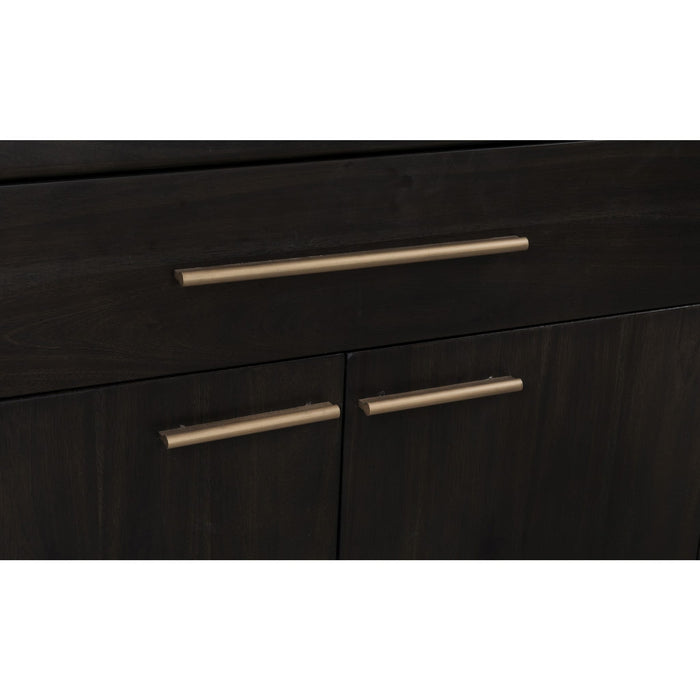 Modus Furniture Zamba Four Door One Drawer Acacia Bar Cabinet in Jaguar 655450480560 UKXT79 Image 8