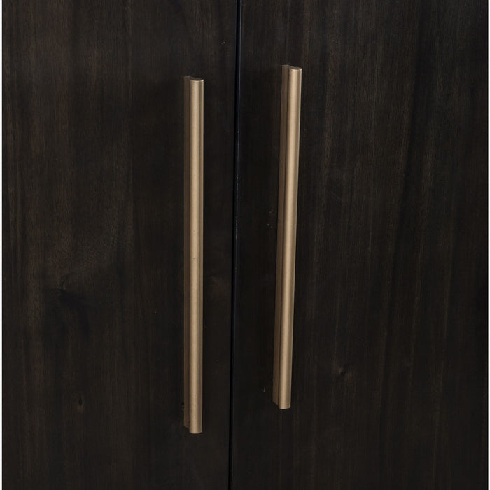 Modus Furniture Zamba Four Door One Drawer Acacia Bar Cabinet in Jaguar 655450480560 UKXT79 Image 9