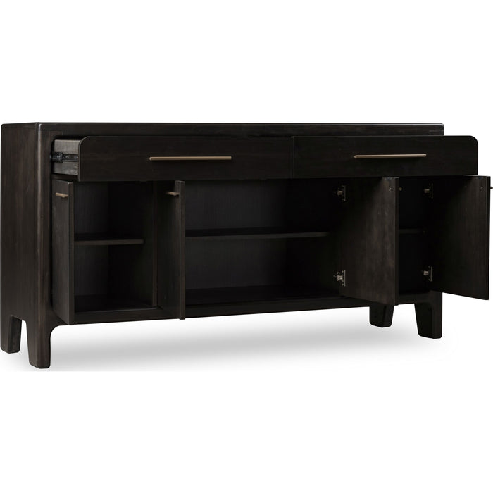 Modus Furniture Zamba Four Door Two Drawer Acacia Wood Sideboard in Jaguar 655450480546 UKXT78 Image 3