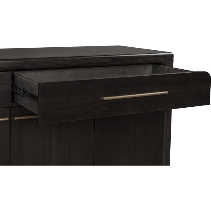 Modus Furniture Zamba Four Door Two Drawer Acacia Wood Sideboard in Jaguar 655450480546 UKXT78 Image 5