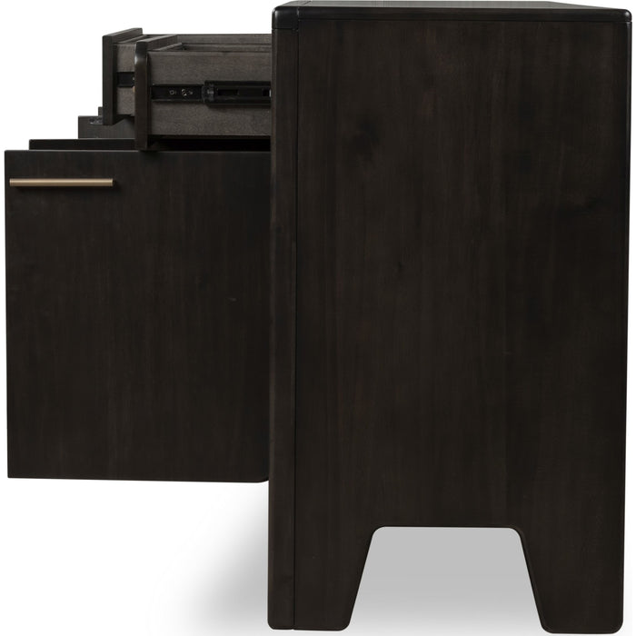 Modus Furniture Zamba Four Door Two Drawer Acacia Wood Sideboard in Jaguar 655450480546 UKXT78 Image 6