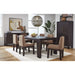 Modus Furniture Zamba Four Door Two Drawer Acacia Wood Sideboard in Jaguar 655450480546 UKXT78 Image 8