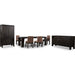 Modus Furniture Zamba Four Door Two Drawer Acacia Wood Sideboard in Jaguar 655450480546 UKXT78 Image 9