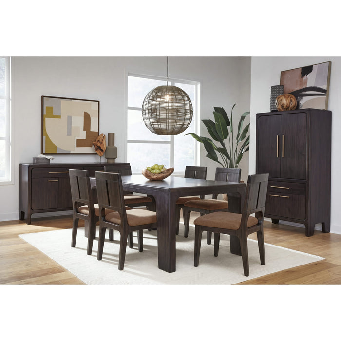 Modus Furniture Zamba Rectangular Acacia Wood Dining Table in Jaguar 655450480638 UKXT61 Image 12