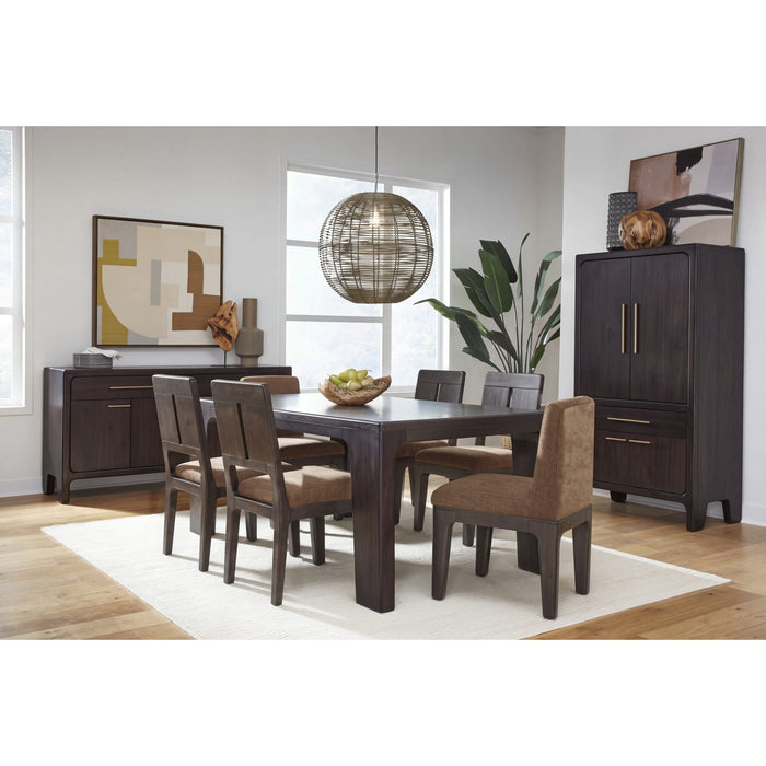 Modus Furniture Zamba Rectangular Acacia Wood Dining Table in Jaguar 655450480638 UKXT61 Image 13