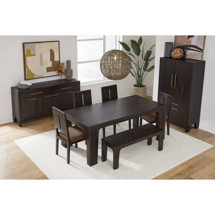 Modus Furniture Zamba Rectangular Acacia Wood Dining Table in Jaguar 655450480638 UKXT61 Image 18