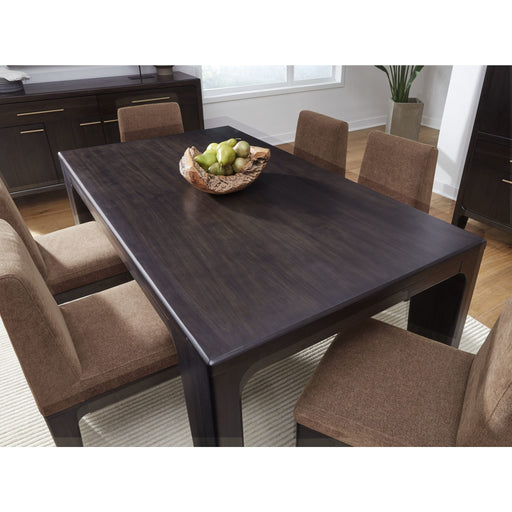 Modus Furniture Zamba Rectangular Acacia Wood Dining Table in Jaguar 655450480638 UKXT61 Image 1