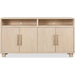 Modus Furniture Zinnia Four Door Two Shelf Sideboard in White Sand 655450464041 RSTP78 Image 1
