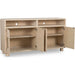 Modus Furniture Zinnia Four Door Two Shelf Sideboard in White Sand 655450464041 RSTP78 Image 4