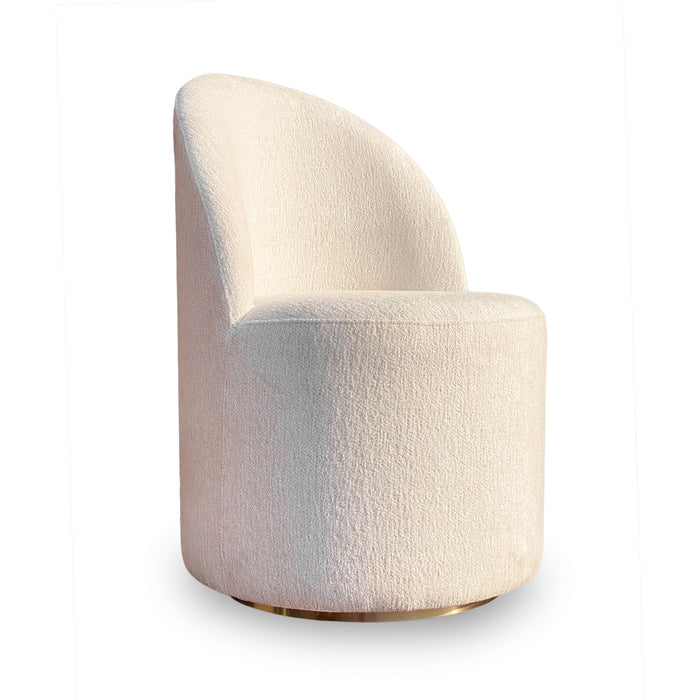 Modus Furniture Zinnia Fully Upholstered Swivel Chair in Dune Chenille 655450464027 RSTP64 Image 2