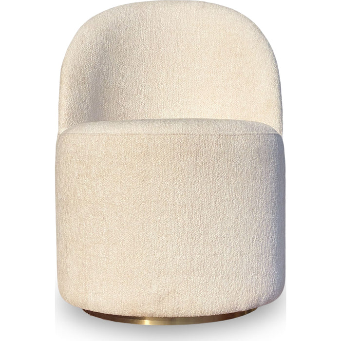 Modus Furniture Zinnia Fully Upholstered Swivel Chair in Dune Chenille 655450464027 RSTP64 Image 3