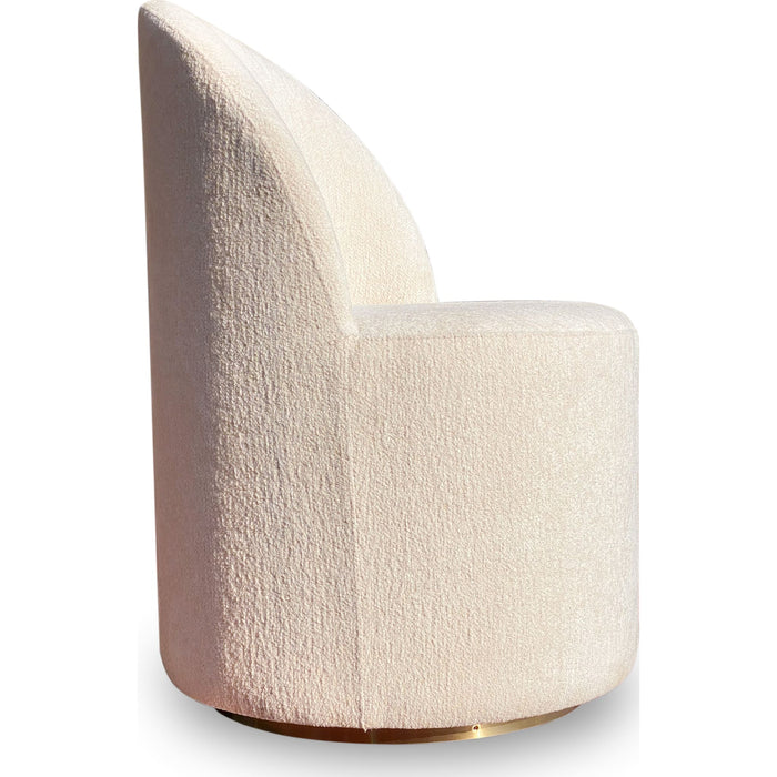 Modus Furniture Zinnia Fully Upholstered Swivel Chair in Dune Chenille 655450464027 RSTP64 Image 4