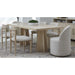Modus Furniture Zinnia Fully Upholstered Swivel Chair in Dune Chenille 655450464027 RSTP64 Image 8