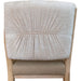 Modus Furniture Zinnia Upholstered Dining Chair in White Sand, Buttermilk Leather and Dune Chenille 655450464034 RSTP65 Image 6