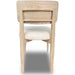 Modus Furniture Zinnia Wood Back Dining Chair in White Sand and Dune Chenille 655450464010 RSTP63 Image 5