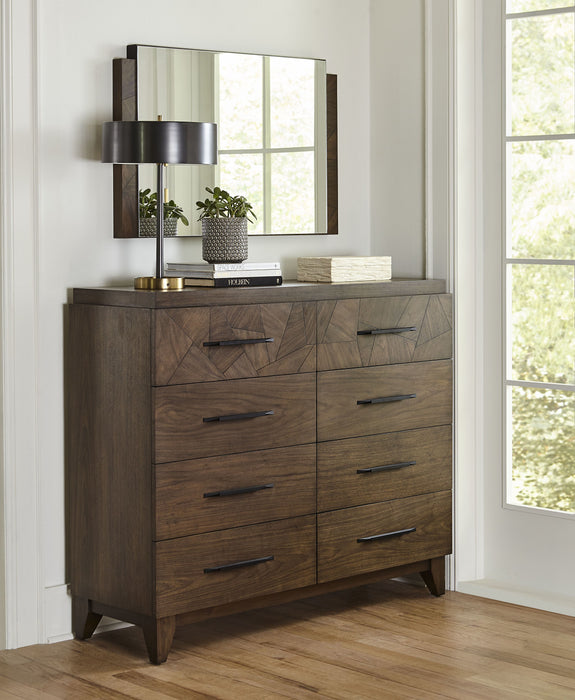 Broderick Eight-Drawer Chesser in Wild Oats Brown